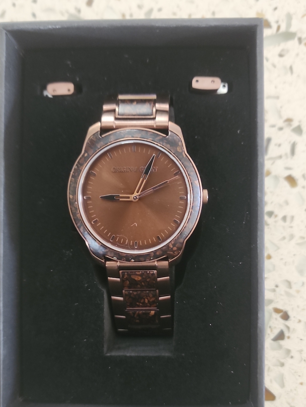 Original Grain Coffee Espresso Watch NWOT